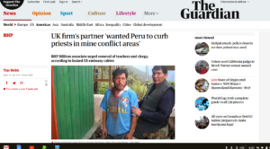 BHP billiton Ecuador